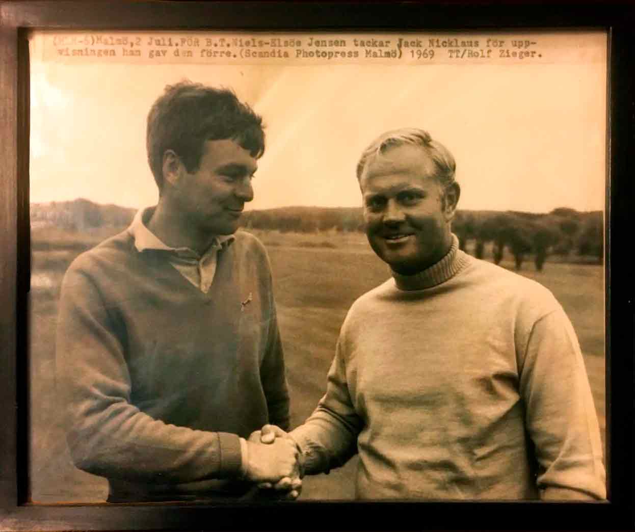 Nils Elsøe med Jack Nicklaus